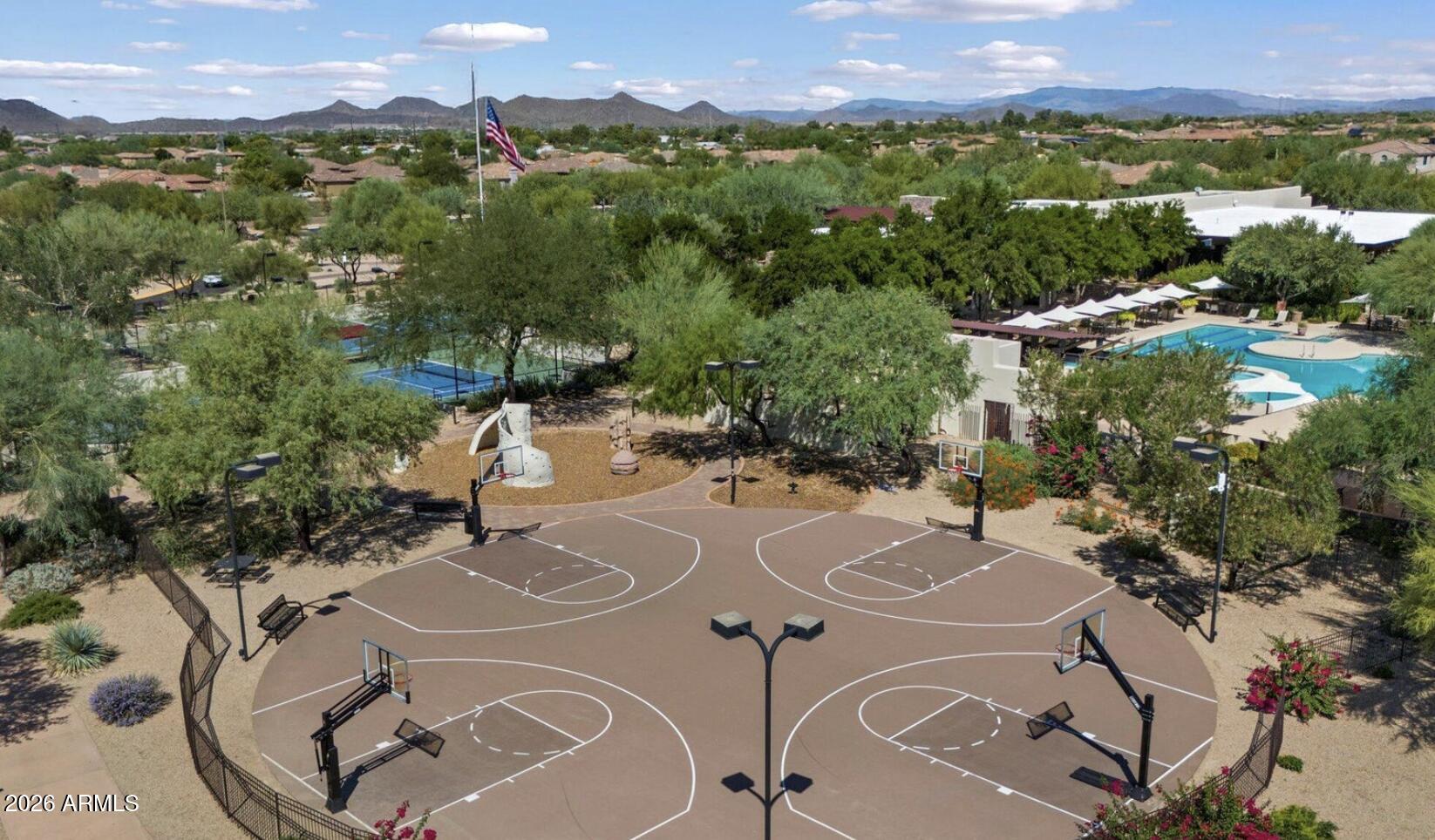 3935 East Rough Rider Road, Unit 1088 Phoenix, AZ 85050 - Photo 44 of 49 Basketball courts