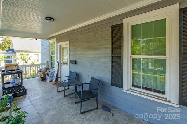 a outdoor space with furniture