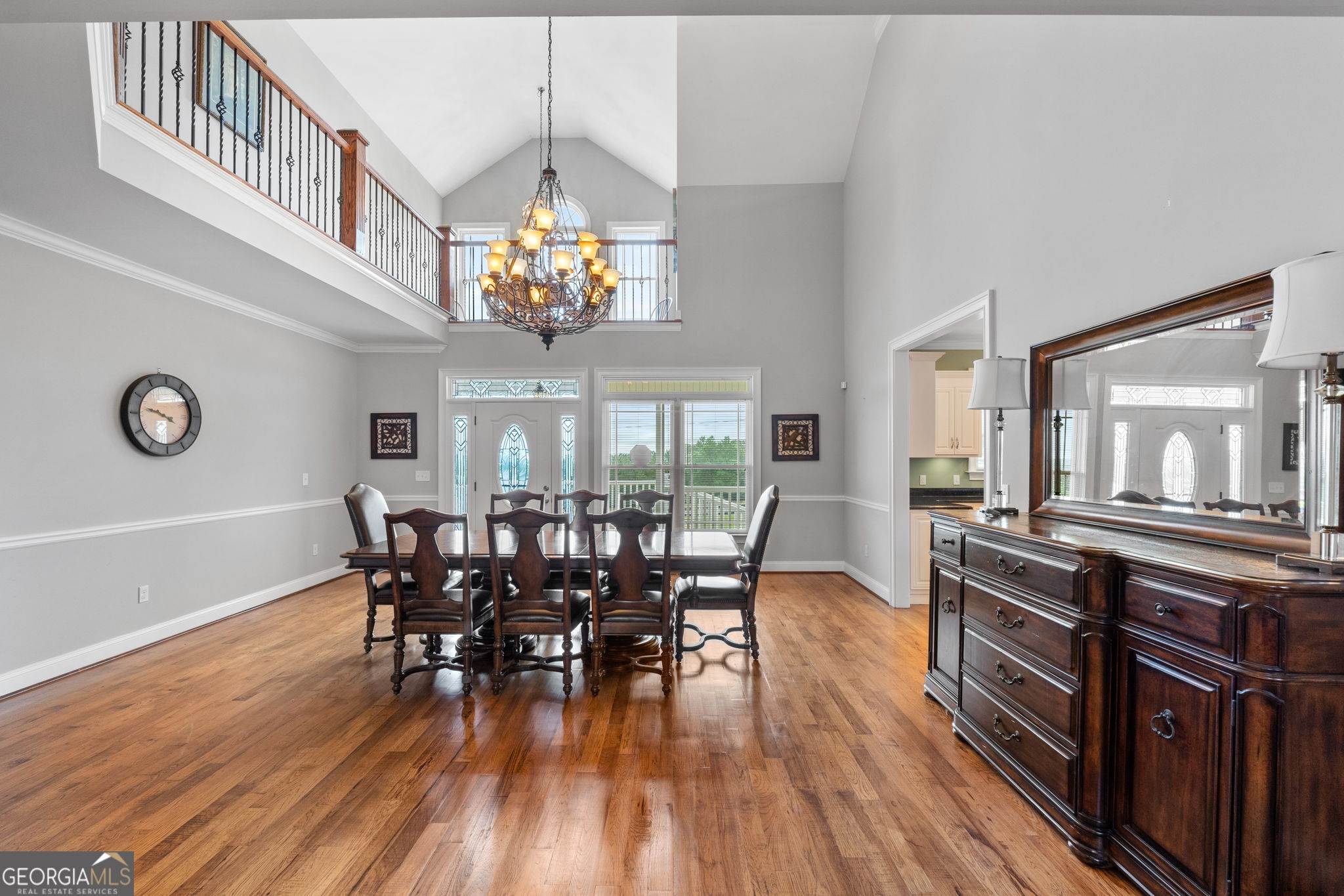 735 Firetower Road Thomaston, GA 30286 - Photo 74 of 112 a view of a dining room with furniture window and wooden floor