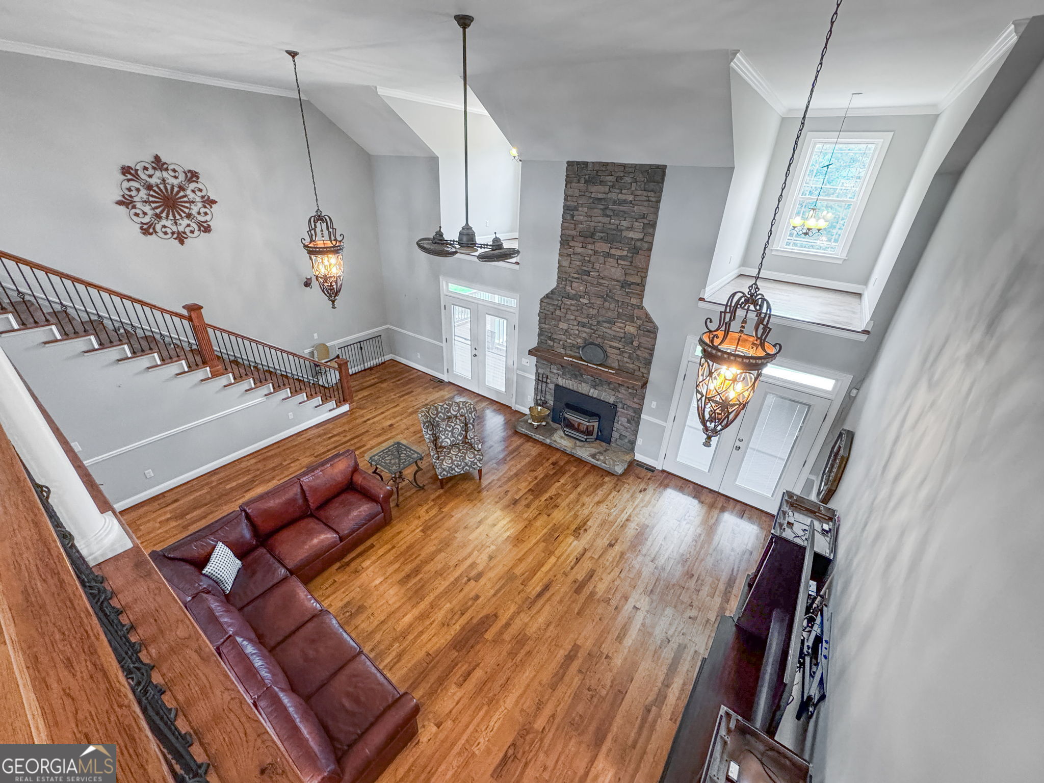 735 Firetower Road Thomaston, GA 30286 - Photo 95 of 112 a living room with furniture and a wooden floor