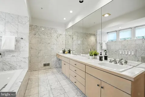 a bathroom with a shower and a toilet