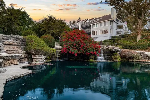 a house with lake view