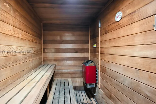 a view of a balcony with wooden floor