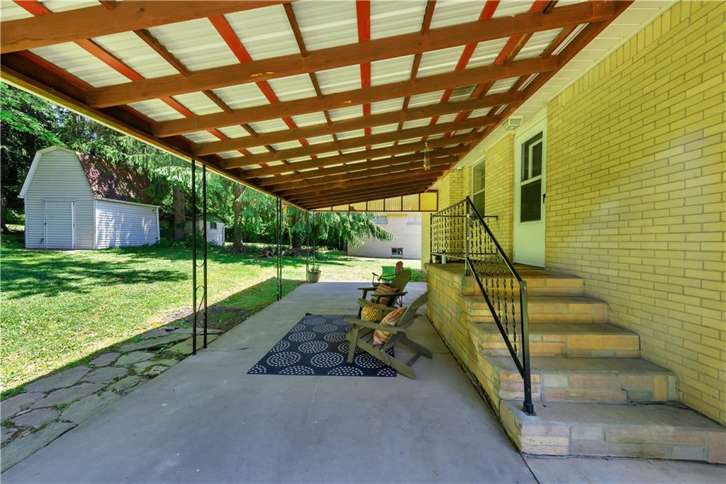 1668 Smith Township State Road Burgettstown, PA 15021 - Photo 19 of 22 Covered back patio