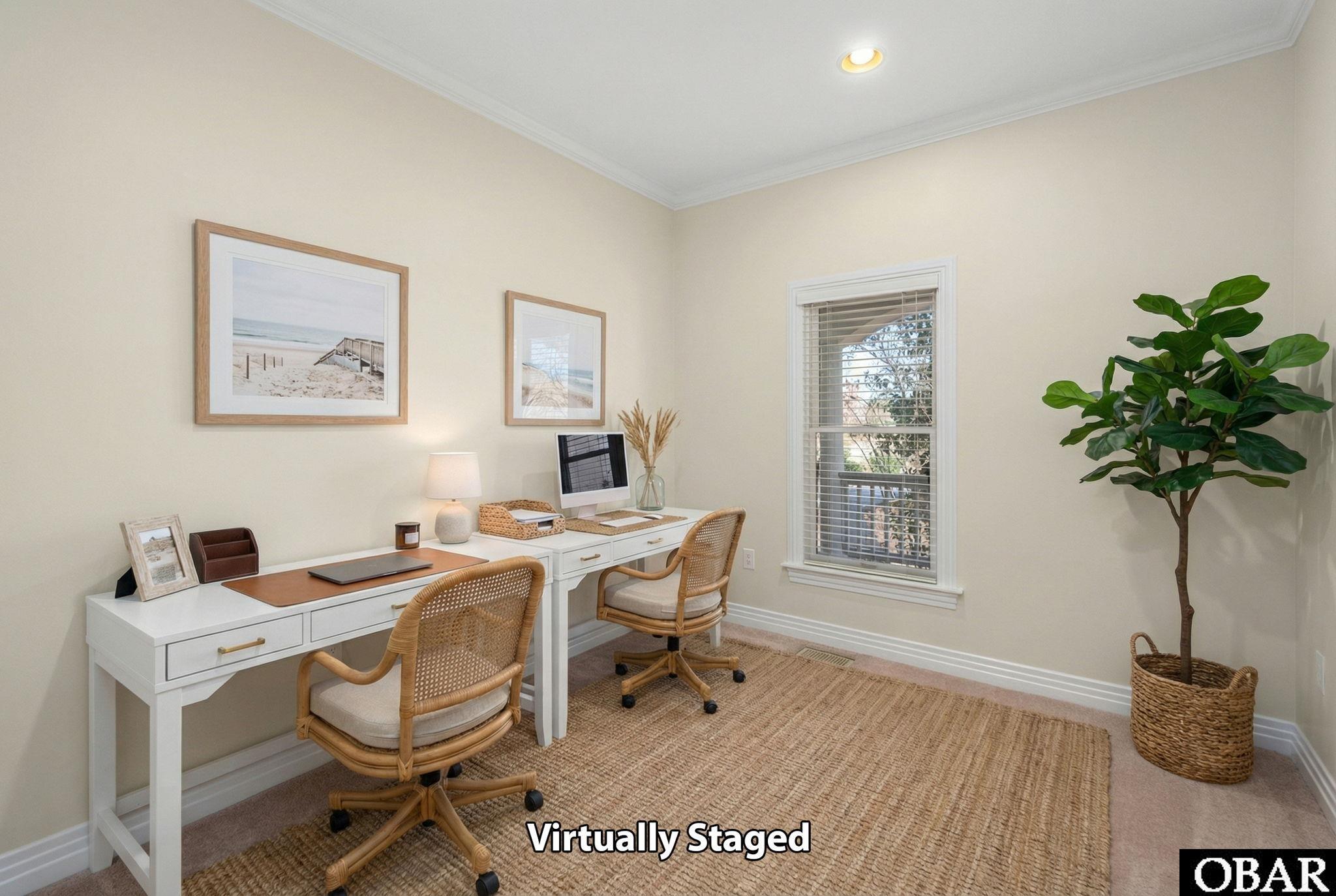 3040 Creek Road Kitty Hawk, NC 27949 - Photo 26 of 50 BR1 Office Virtually Staged