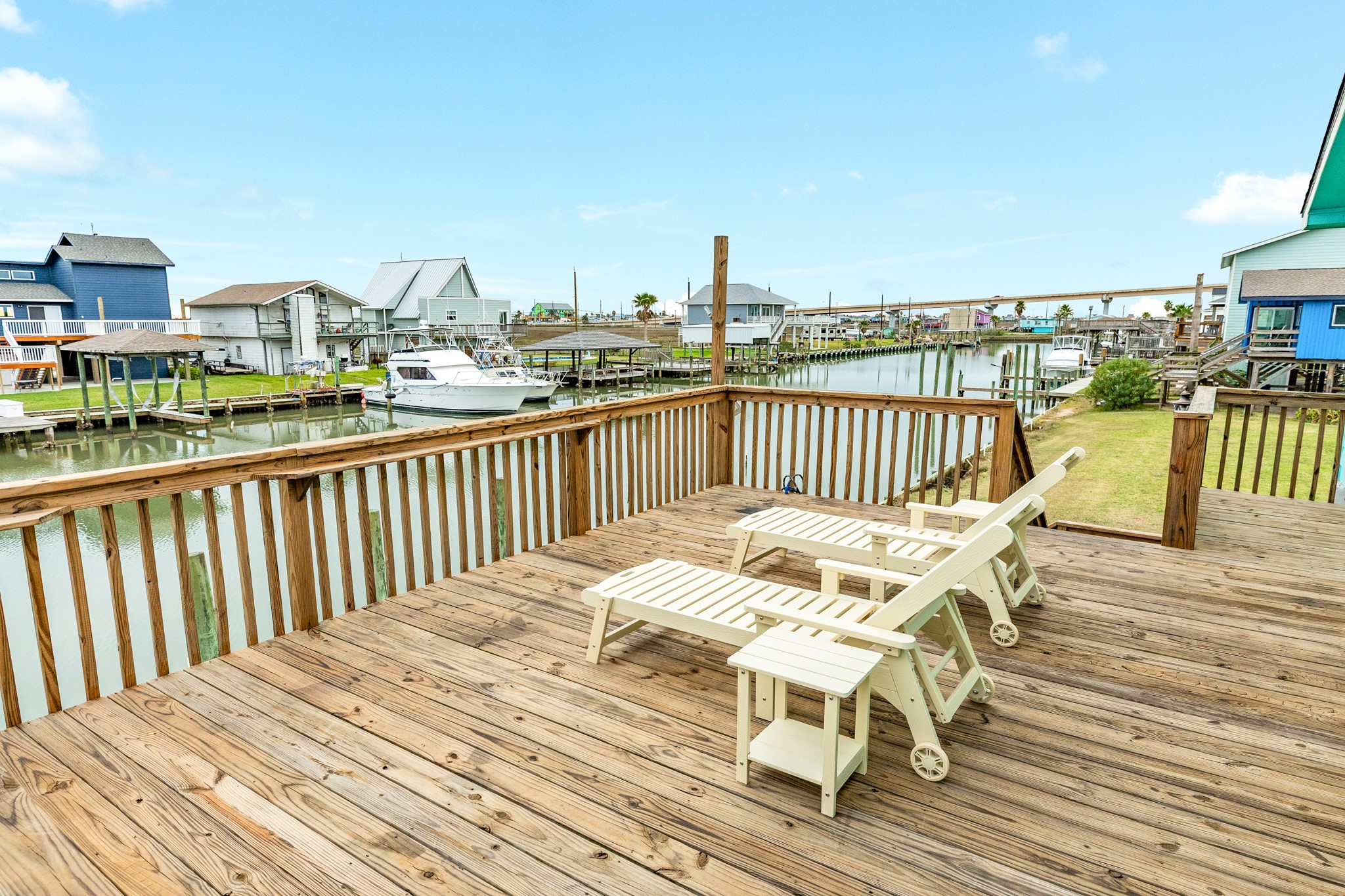 306 Pompano Lane Surfside Beach, TX 77541 - Photo 11 of 37 a view of balcony deck and patio