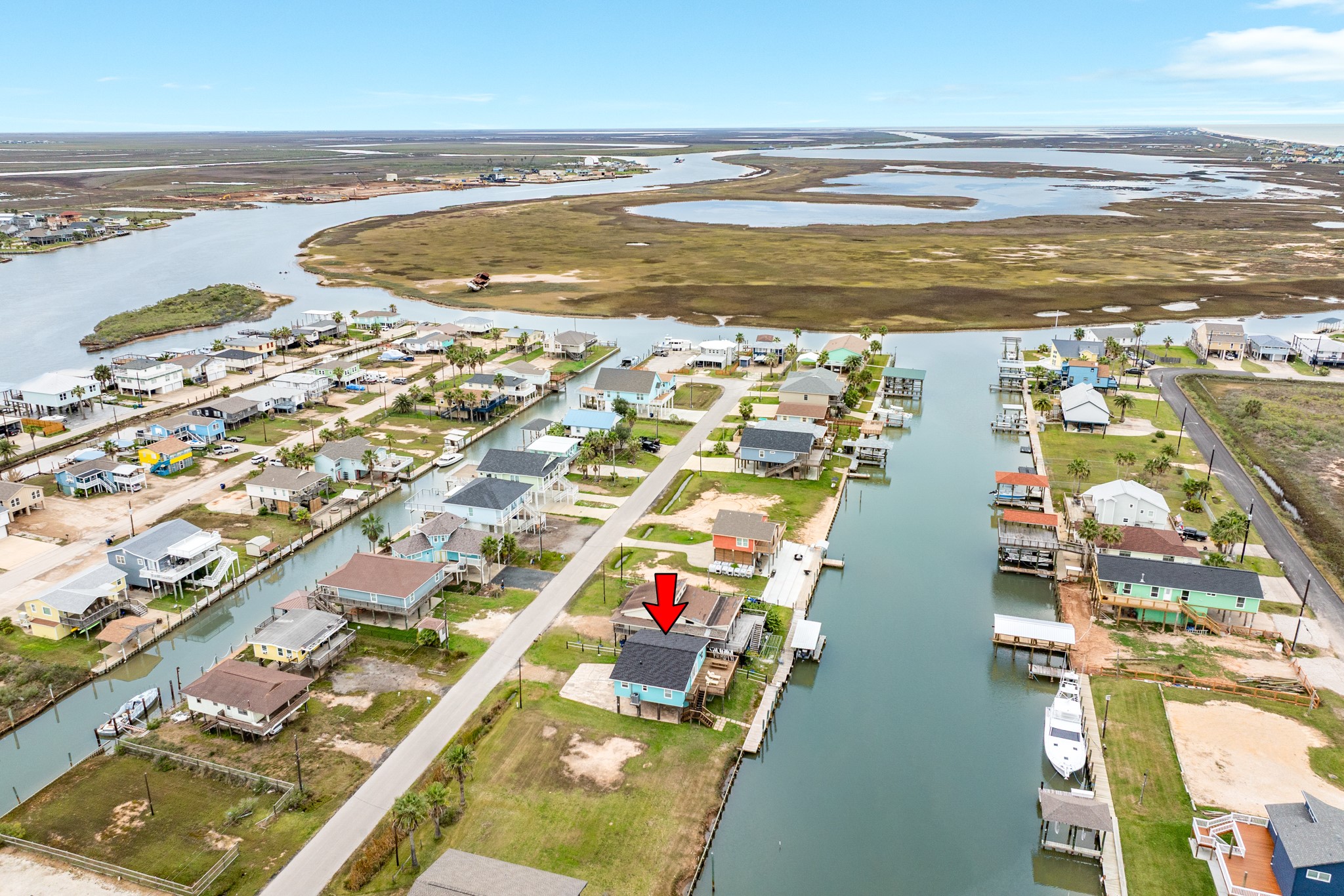 306 Pompano Lane Surfside Beach, TX 77541 - Photo 7 of 37 a view of city and ocean