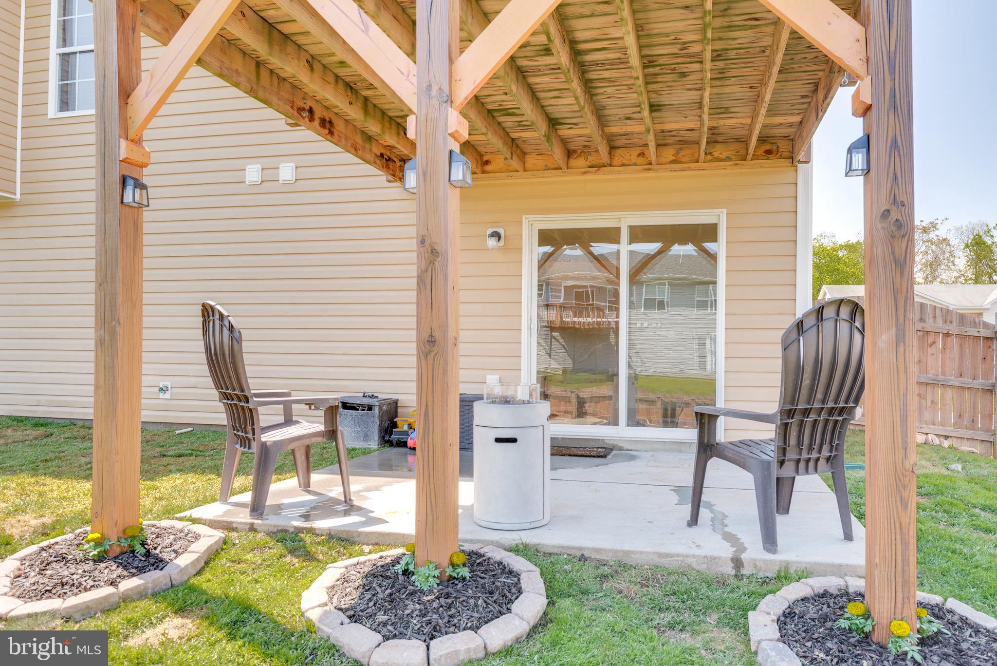 72 Gibson Road Inwood, WV 25428 - Photo 46 of 57 the covered concrete patio!