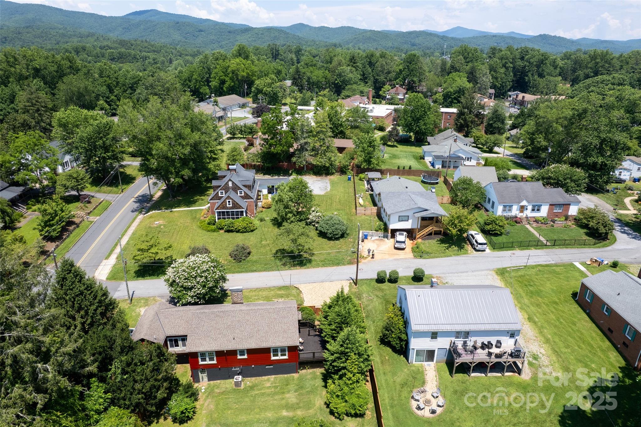 14 Monroe Street Brevard, NC 28712 - Photo 8 of 48 an aerial view of multiple house