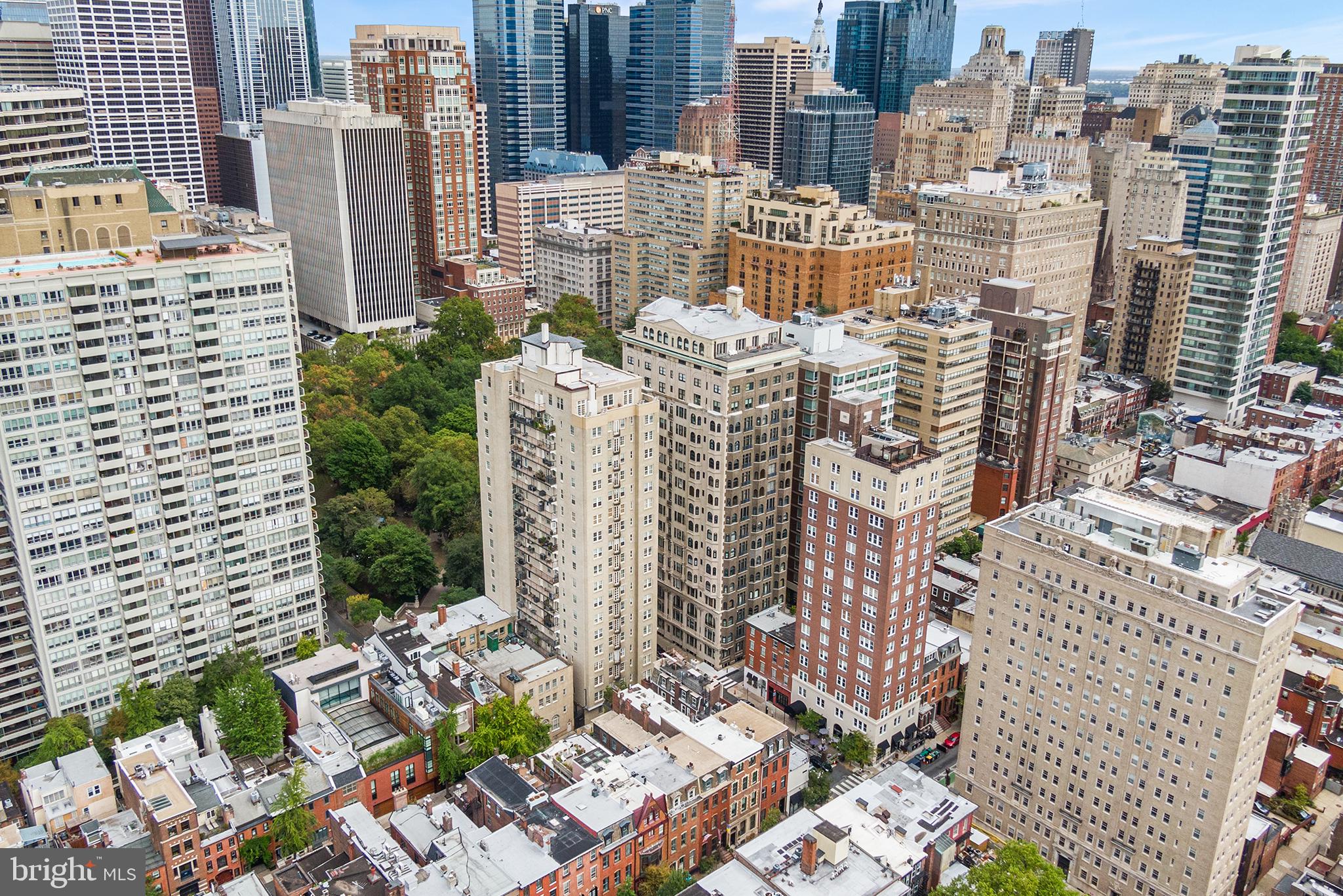 1903 Spruce Street, Unit 1A Philadelphia, PA 19103 - Photo 21 of 22 a view of a city with tall buildings