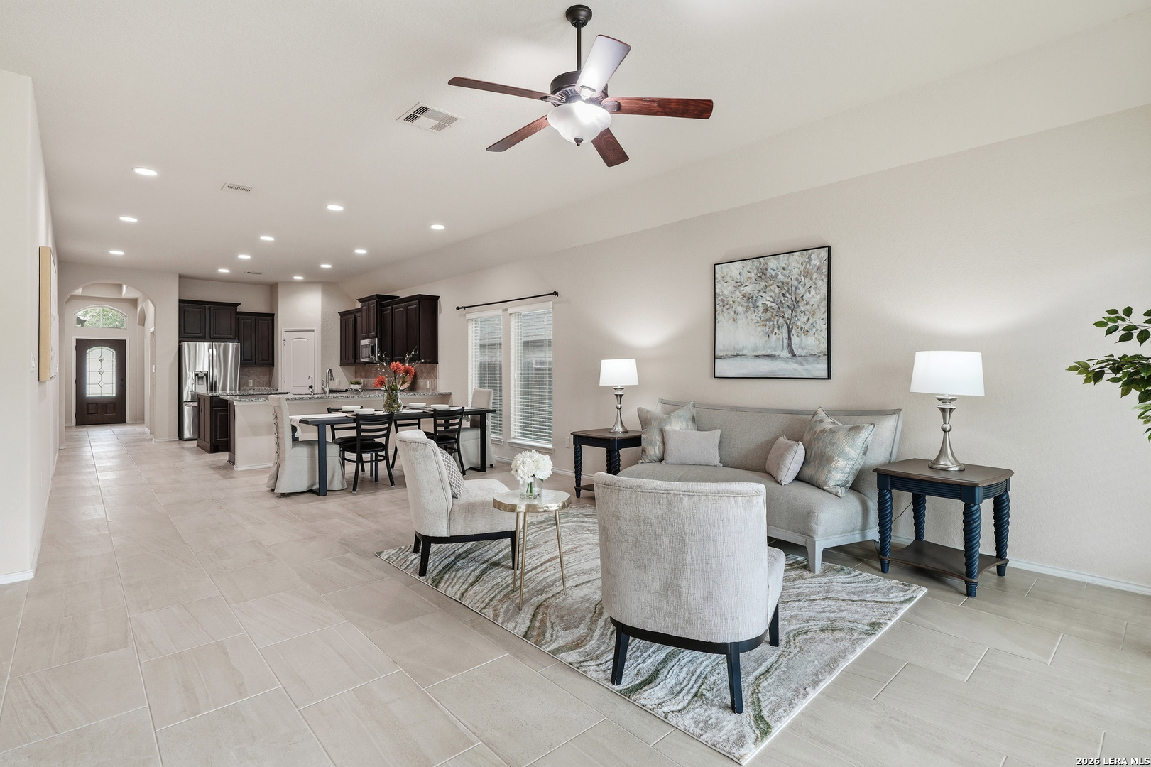 2129 Range Road Seguin, TX 78155 - Photo 34 of 41 a living room with furniture and kitchen view