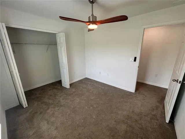 a view of a room with stairs