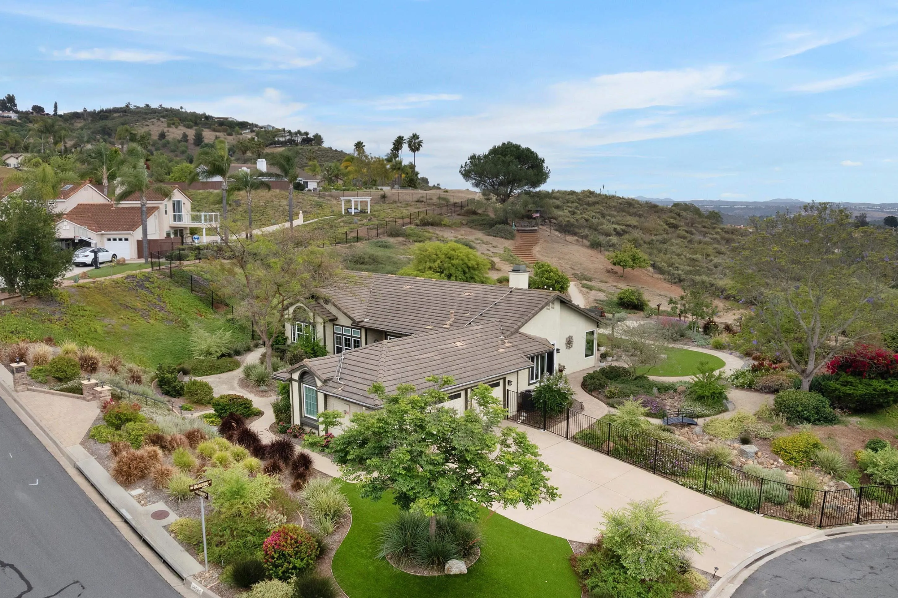14505 Wildgrove Road Poway, CA 92064 - Photo 39 of 55 an aerial view of residential houses with outdoor space