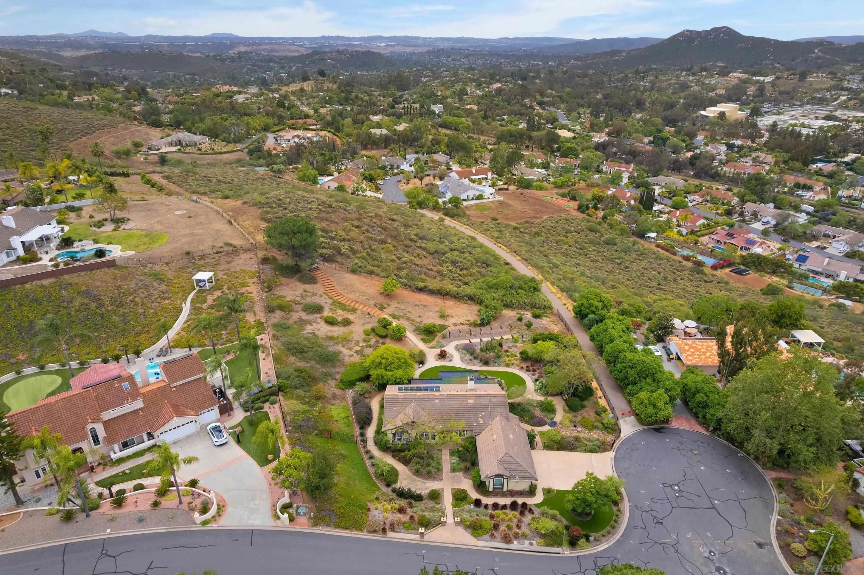 14505 Wildgrove Road Poway, CA 92064 - Photo 49 of 55 an aerial view of residential houses with outdoor space