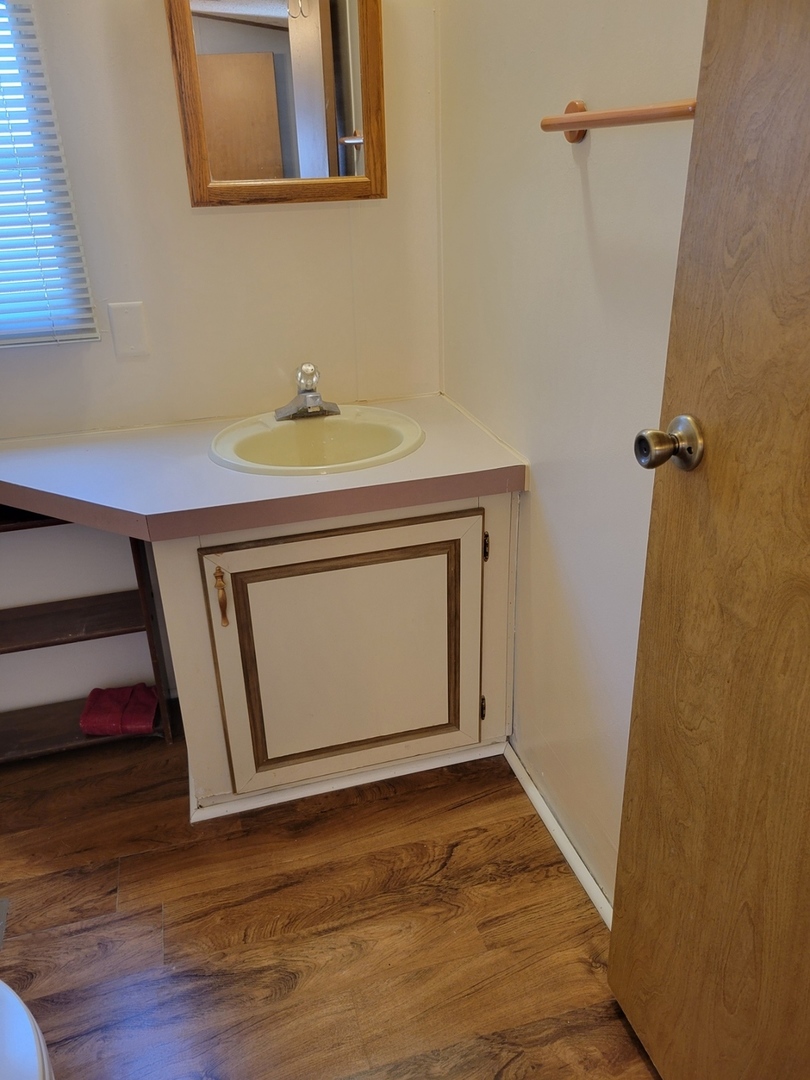 3 Drake Lane, Unit 3DRA Beecher, IL 60401 - Photo 10 of 18 a bathroom with a sink a toilet and a mirror