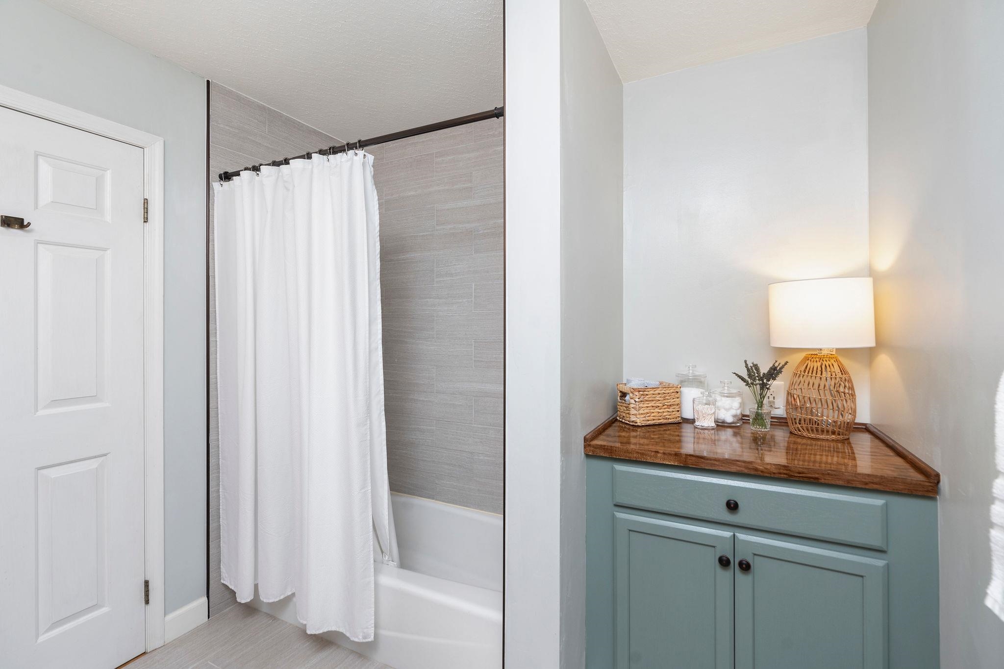 192 Galena Road Staunton, VA 24401 - Photo 30 of 75 a bathroom with a granite countertop sink and a mirror