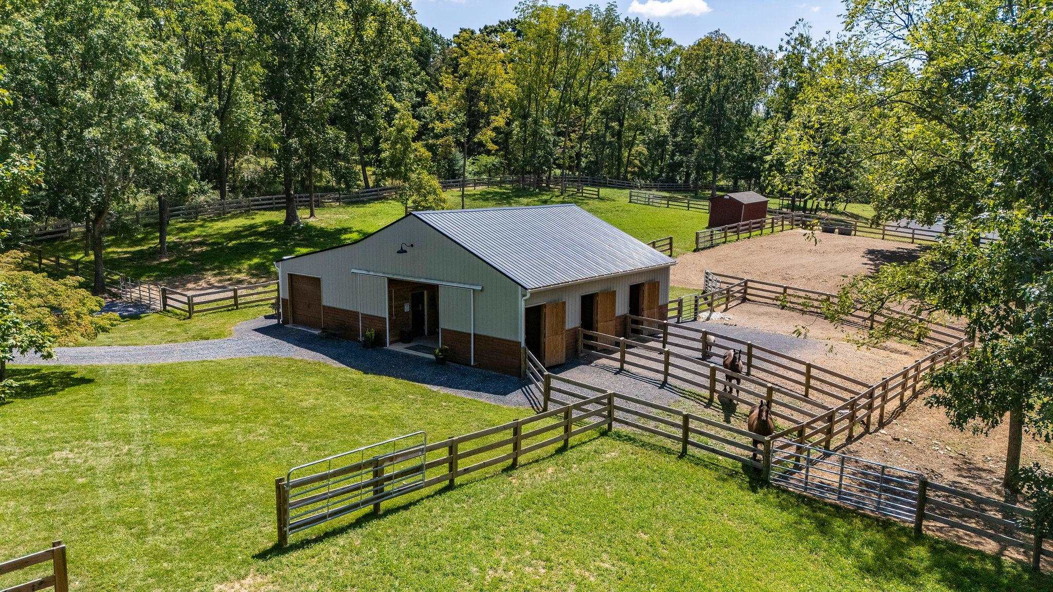 192 Galena Road Staunton, VA 24401 - Photo 56 of 75 an aerial view of a house with swimming pool