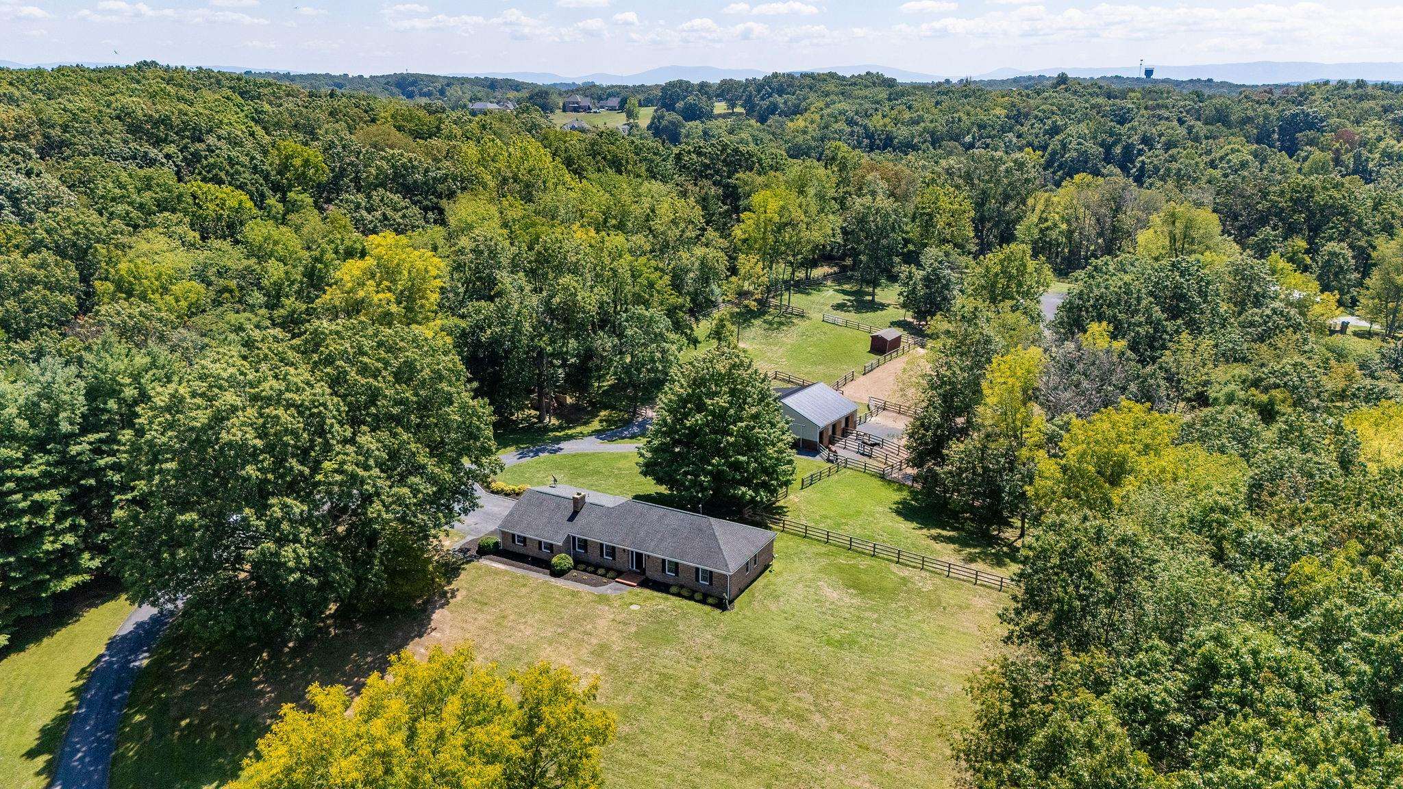 192 Galena Road Staunton, VA 24401 - Photo 73 of 75 an aerial view of a house with a yard
