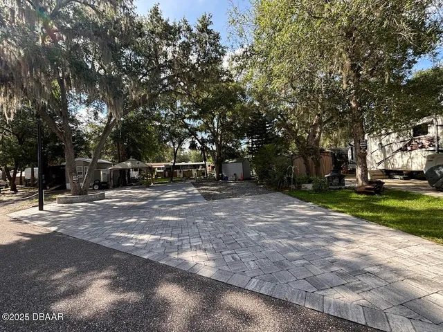 a view of street with trees
