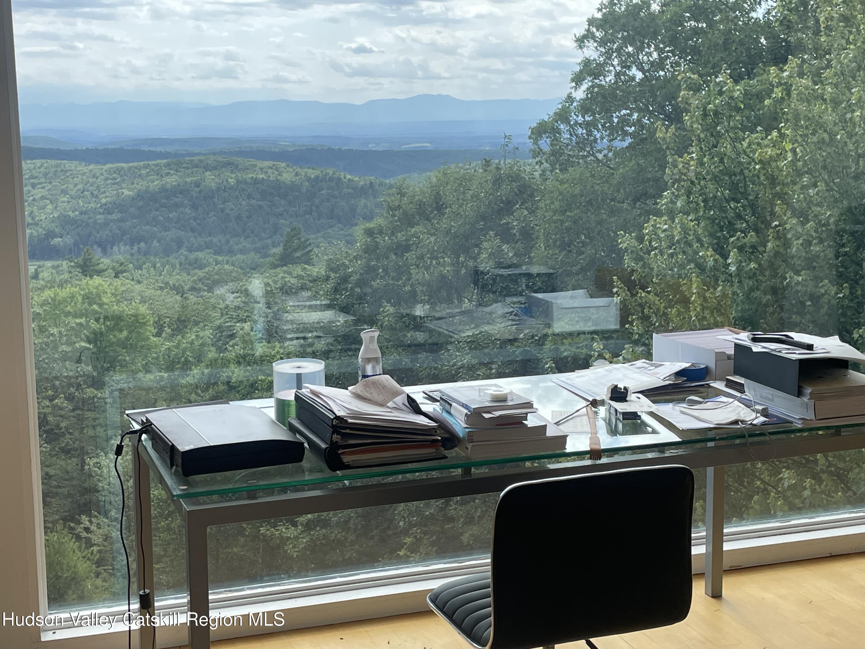 156 Mercer Mountain Road Canaan, NY 12060 - Photo 13 of 28 a view of table and chairs in roof