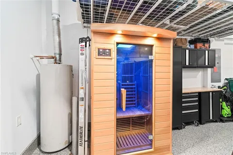a view of storage and utility room