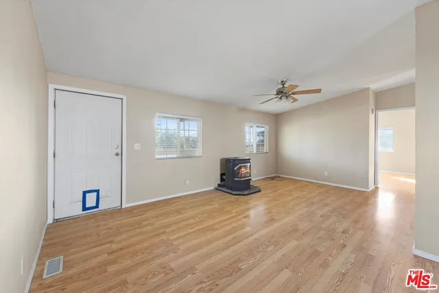 a view of a livingroom with a staircase