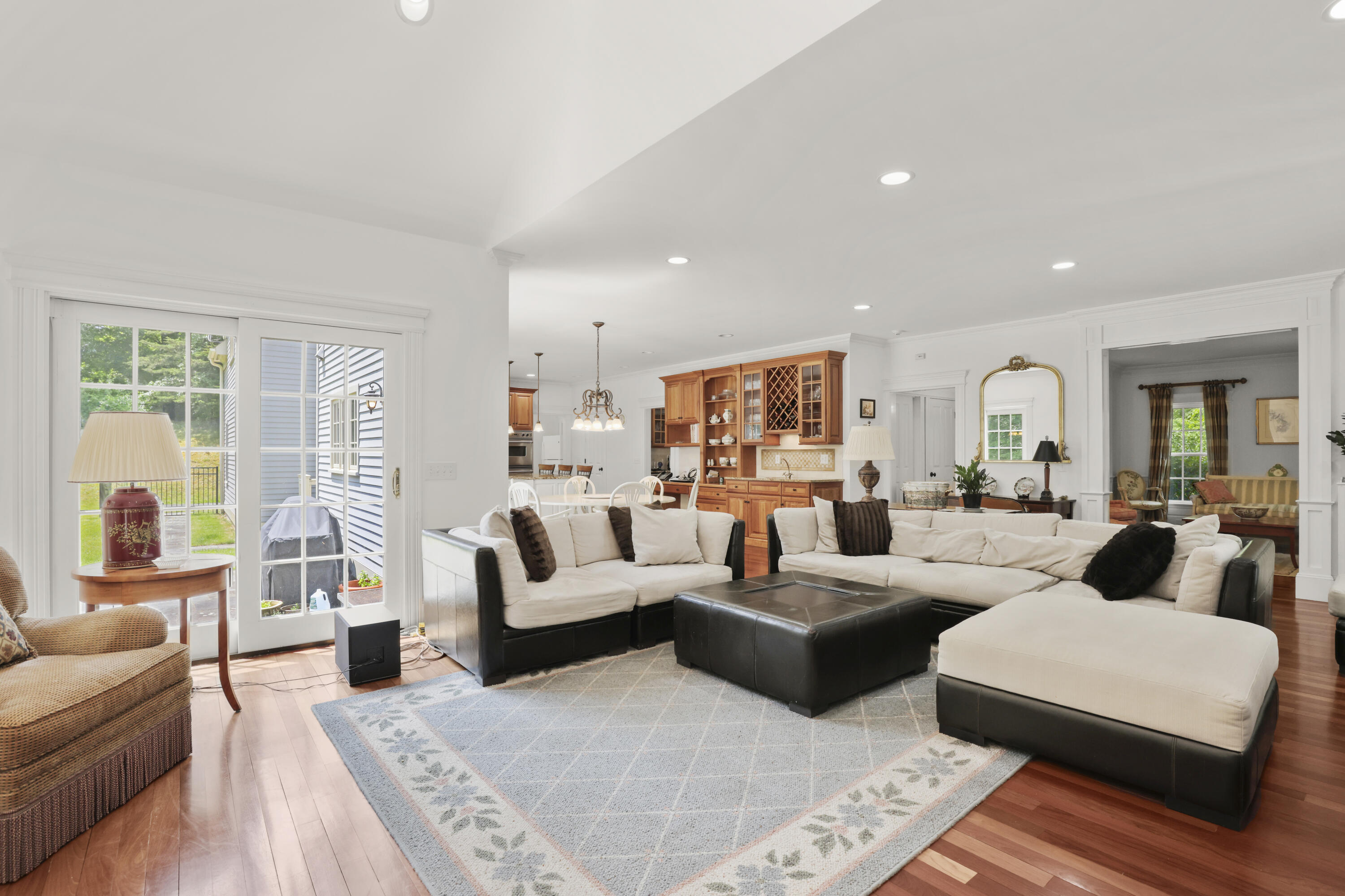 218 Limestone Road Ridgefield, CT 06877 - Photo 18 of 41 a living room with furniture and a large window