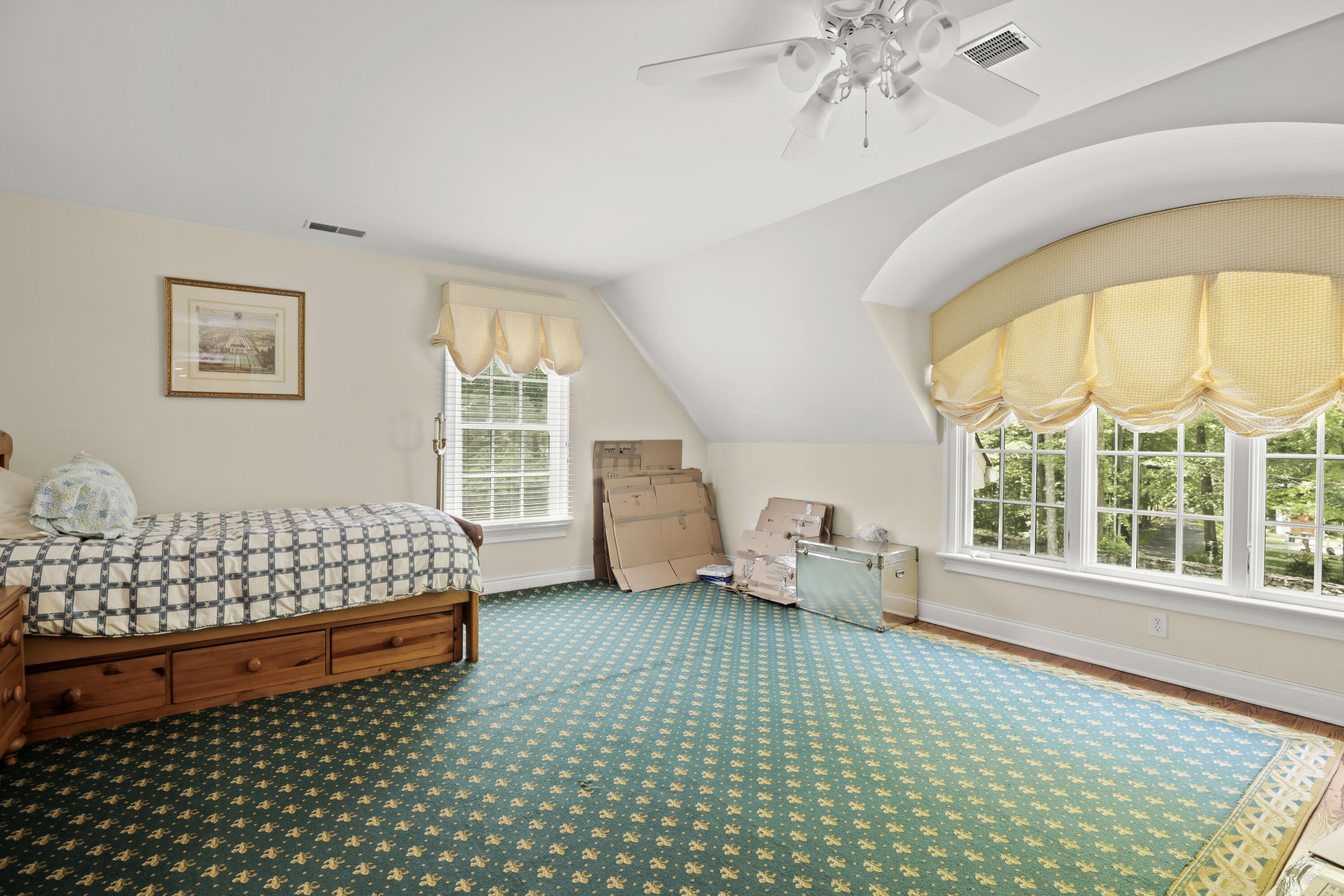 218 Limestone Road Ridgefield, CT 06877 - Photo 36 of 41 a bedroom with furniture and a window