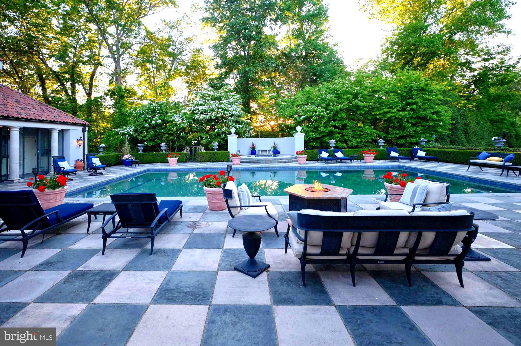 3052 River Road New Hope, PA 18938 - Photo 6 of 49 a backyard of a house with table and chairs