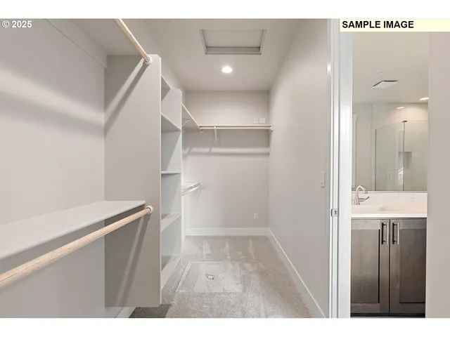 a view of hallway with stairs