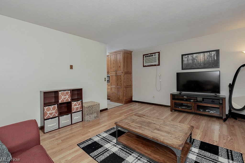 39102 Chestnut Ridge Road Elyria, OH 44035 - Photo 8 of 44 Living room featuring light wood-type flooring and a wall unit AC