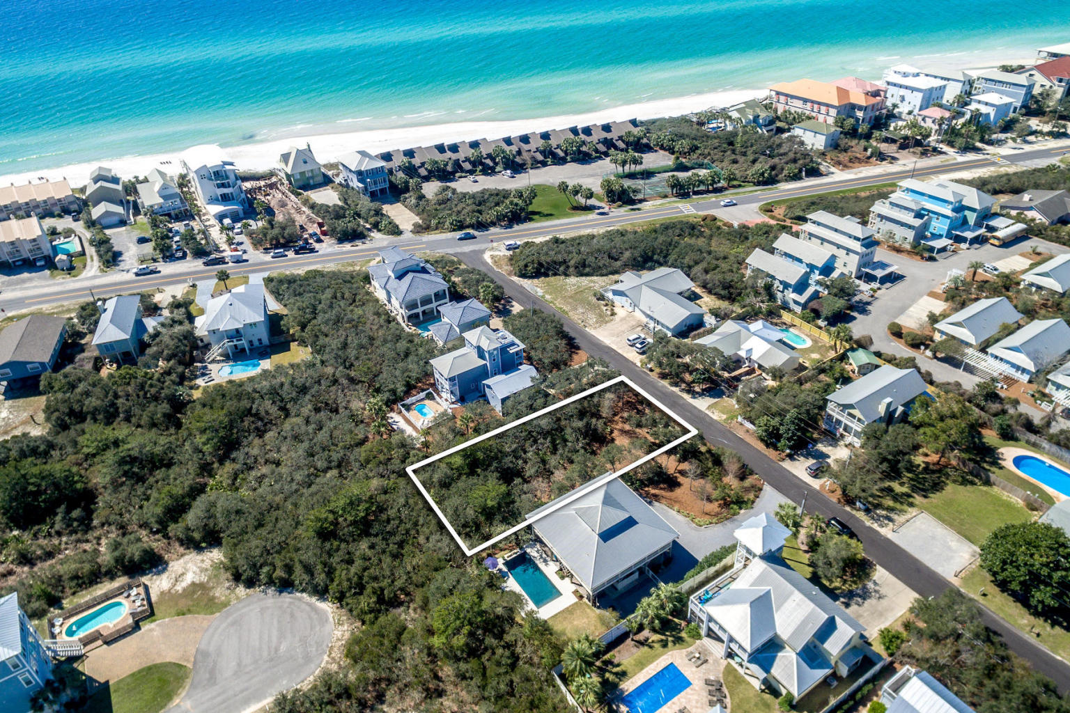 Lot 5 Walton Gulfview Dr Inlet Beach Inlet Beach, FL 32461 - Photo 2 of 3 an aerial view of multiple house