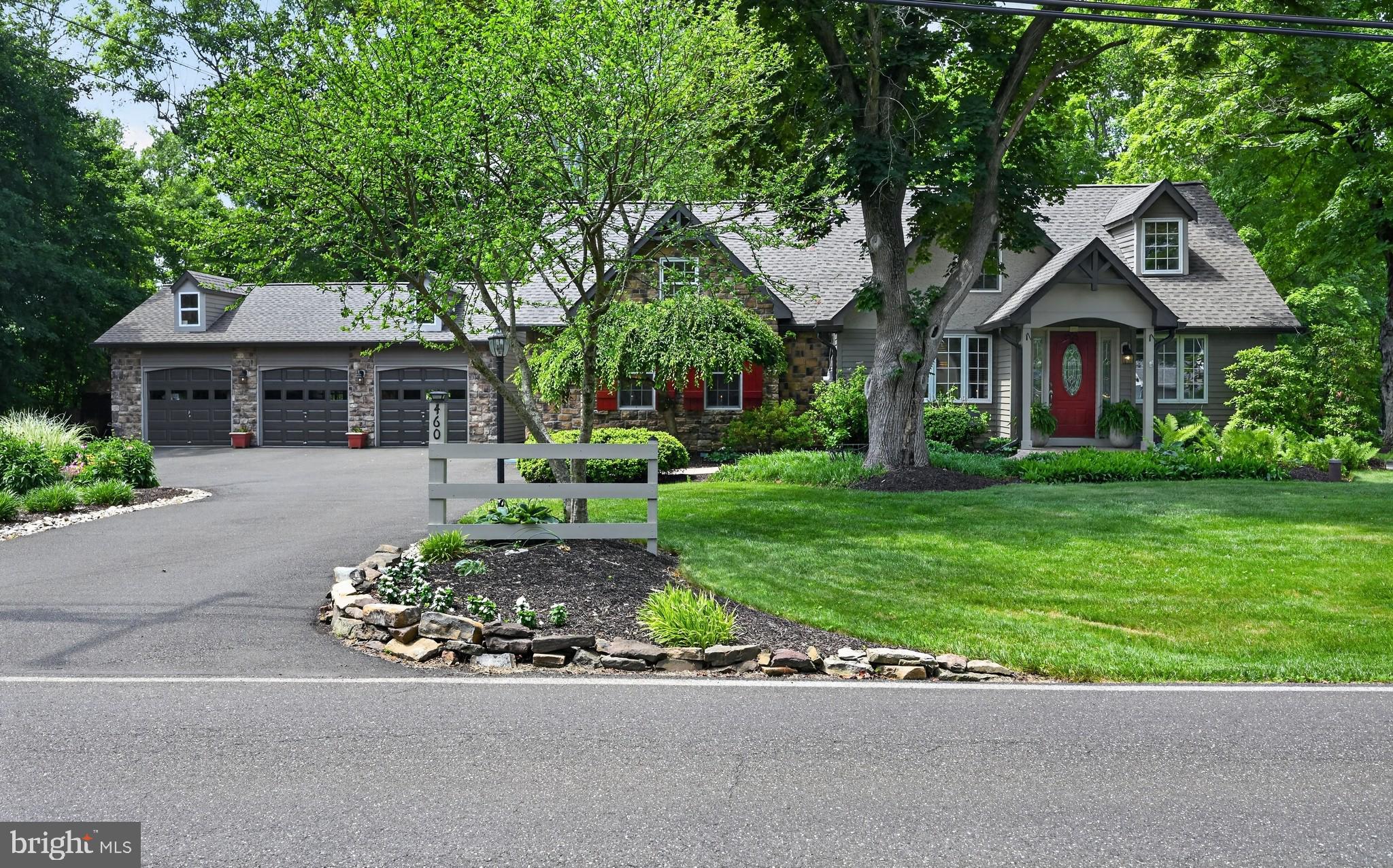 460 Wells Road Doylestown, PA 18901 - Photo 1 of 65 Charming home with lush greenery.