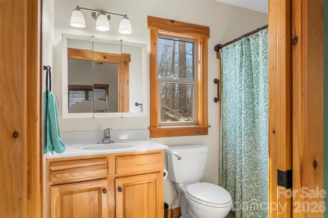 a view of outdoor space with lots of trees