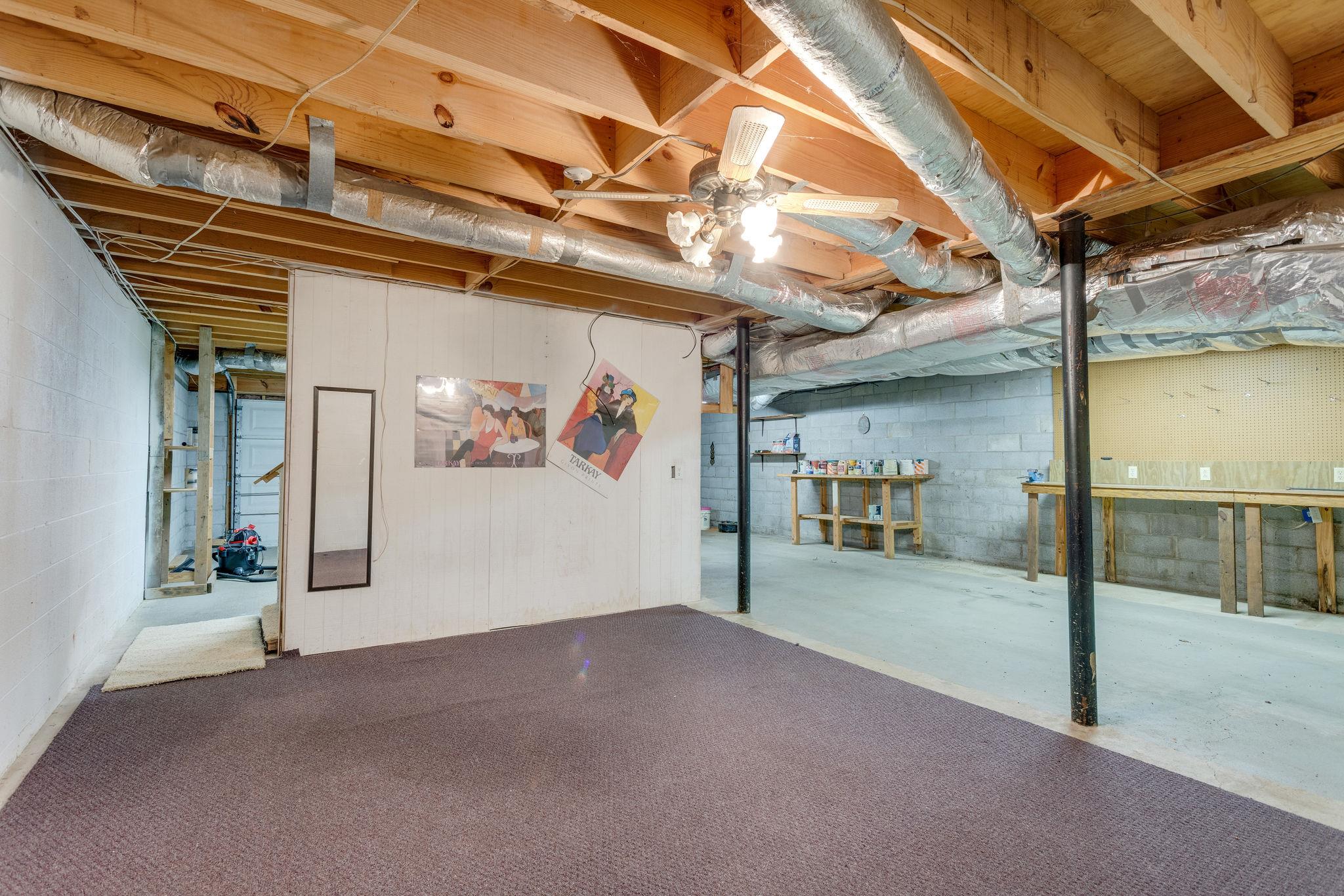 1819 Seavy Hight Road Columbia, TN 38401 - Photo 23 of 30 Full-Size Unfinished Basement will cure your storage needs.