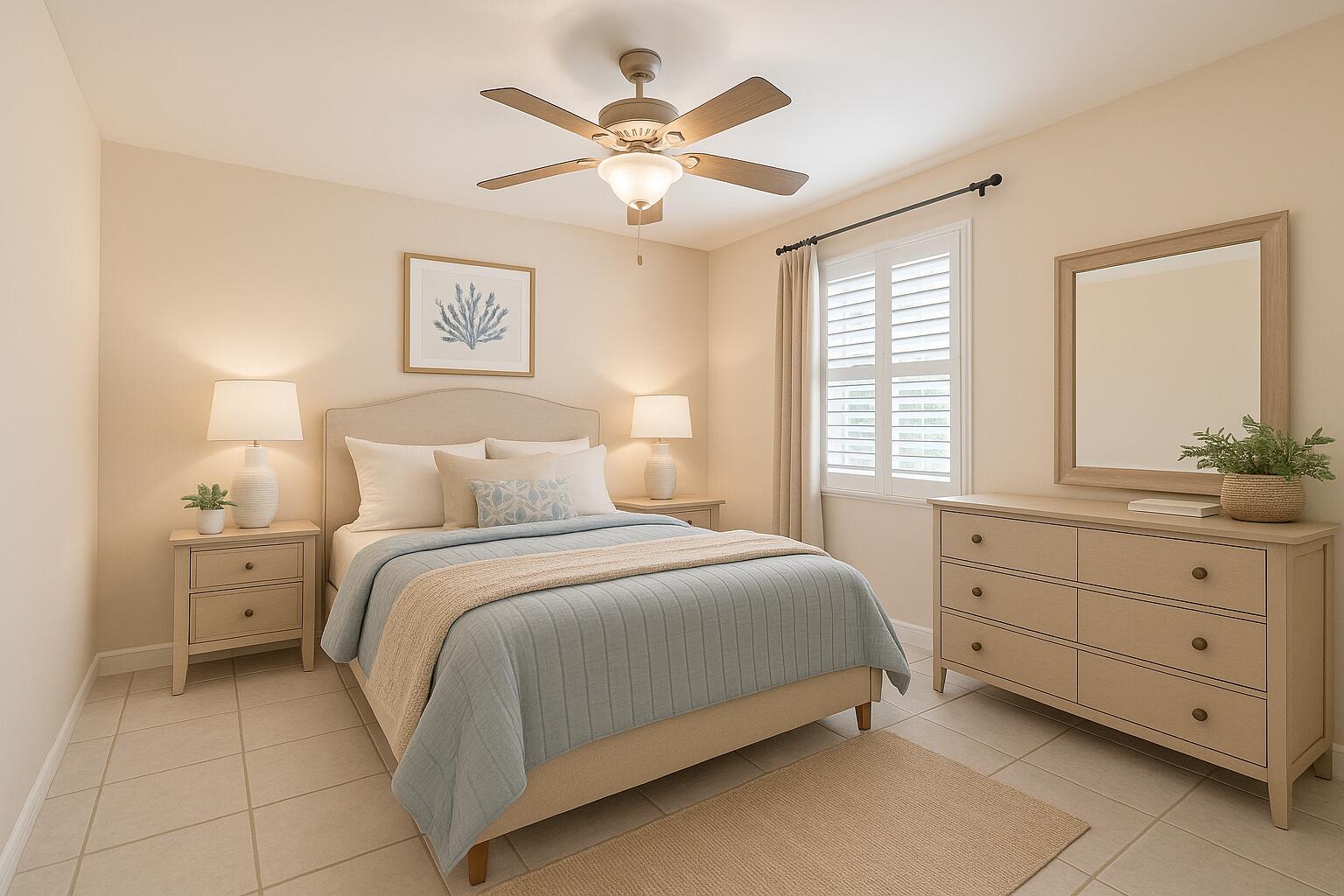337 Saxony Lane Delray Beach, FL 33446 - Photo 20 of 26 a bedroom with a bed and a window