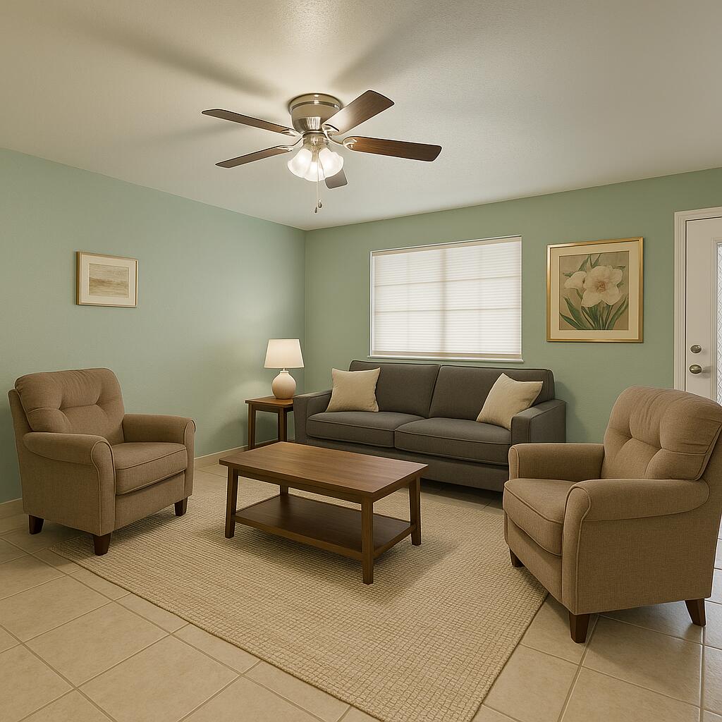 337 Saxony Lane Delray Beach, FL 33446 - Photo 7 of 26 a living room with furniture and a window