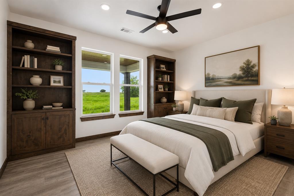835 Clb Lk Road Whitesboro, TX 76273 - Photo 13 of 24 Bedroom - virtually staged