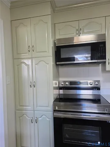 a view of a fireplace in a kitchen