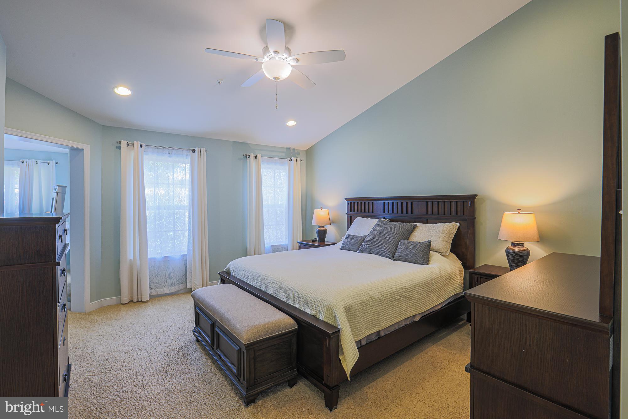 14034 Fox Hill Road Sparks Glencoe, MD 21152 - Photo 30 of 56 Upper level, Primary bedroom with vaulted ceiling.