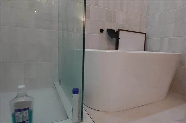 a view of a bathroom