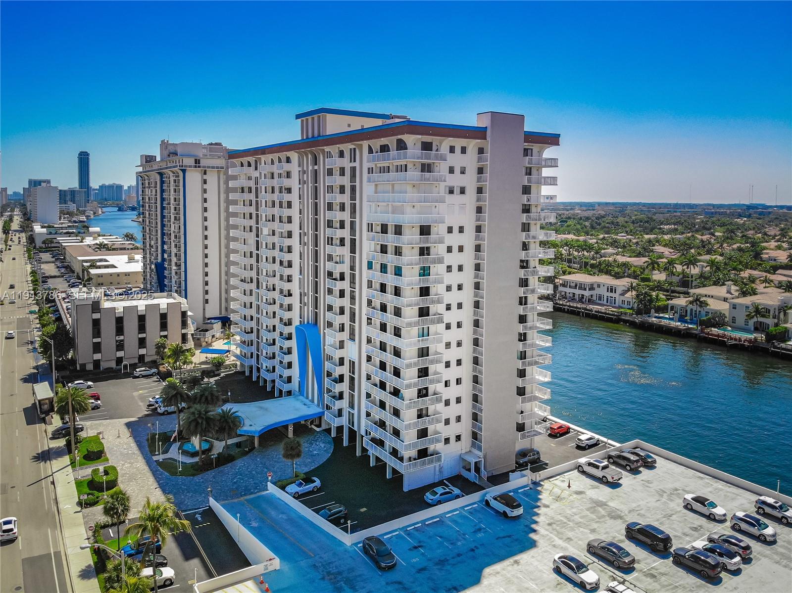 1500 South Ocean Drive, Unit 9J Hollywood, FL 33019 - Photo 29 of 32 a view of a lake with tall buildings