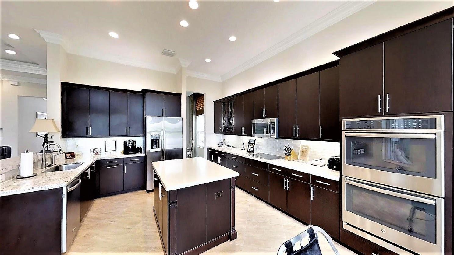 12055 Bear River Road Boynton Beach, FL 33473 - Photo 13 of 40 12055-Bear-River-Rd-Kitchen from Breakfa