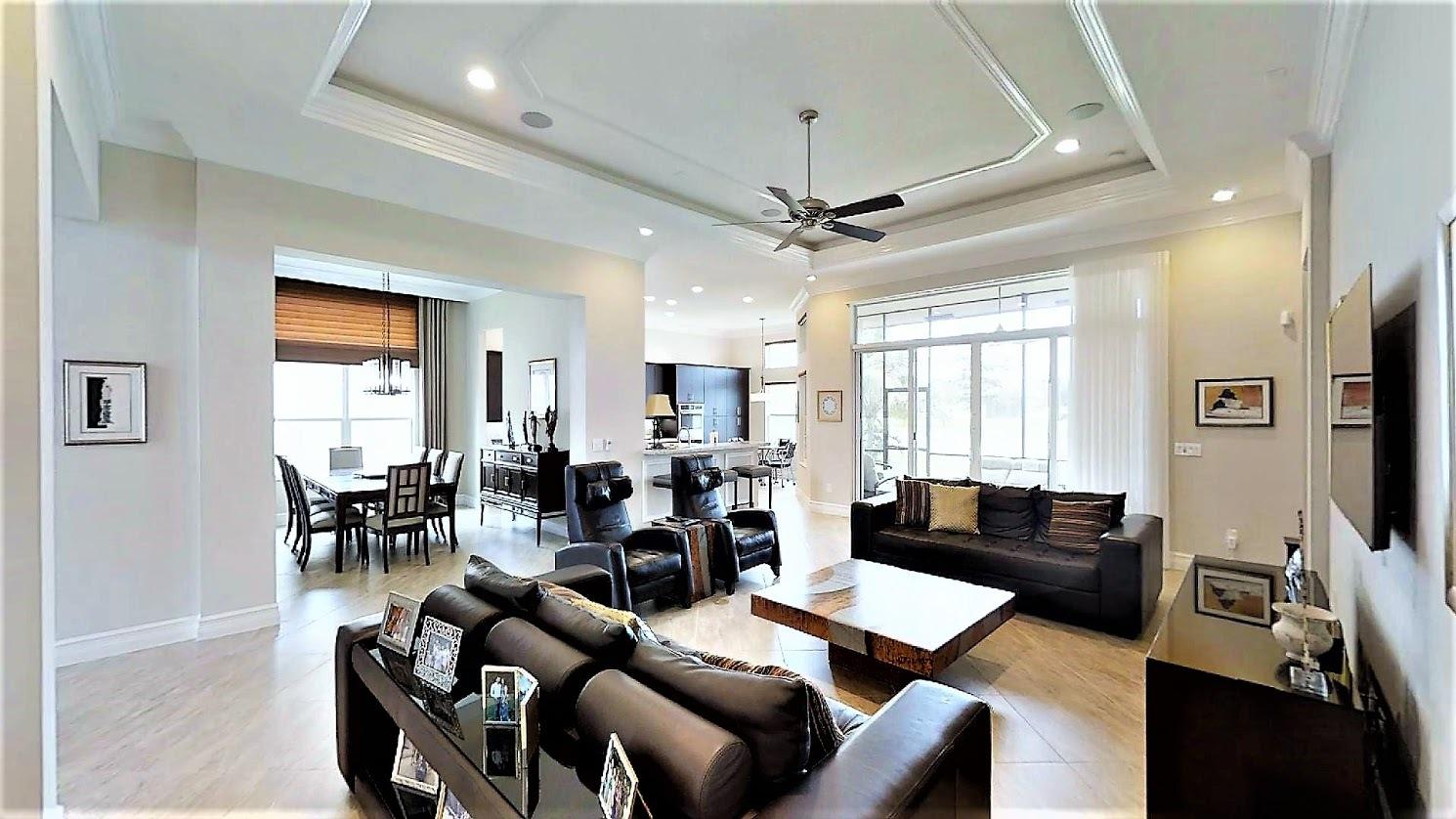 12055 Bear River Road Boynton Beach, FL 33473 - Photo 5 of 40 12055-Bear-River-Rd- Great Room to Dinin