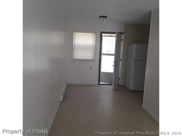 a view of hallway with window