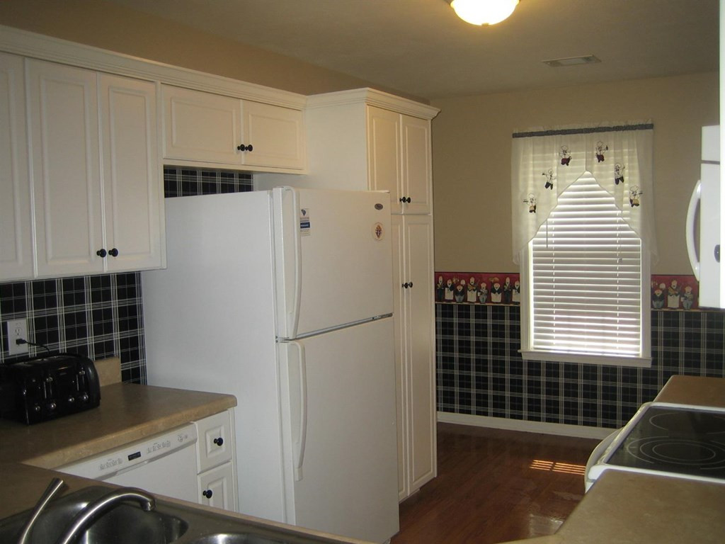 112 Kousa Lane Aiken, SC 29803 - Photo 11 of 17 a kitchen with a refrigerator and a stove top oven