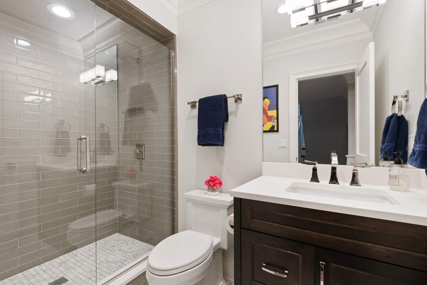 Undisclosed Address Wilmette, IL 60091 - Photo 48 of 66 a bathroom with a sink vanity mirror and toilet