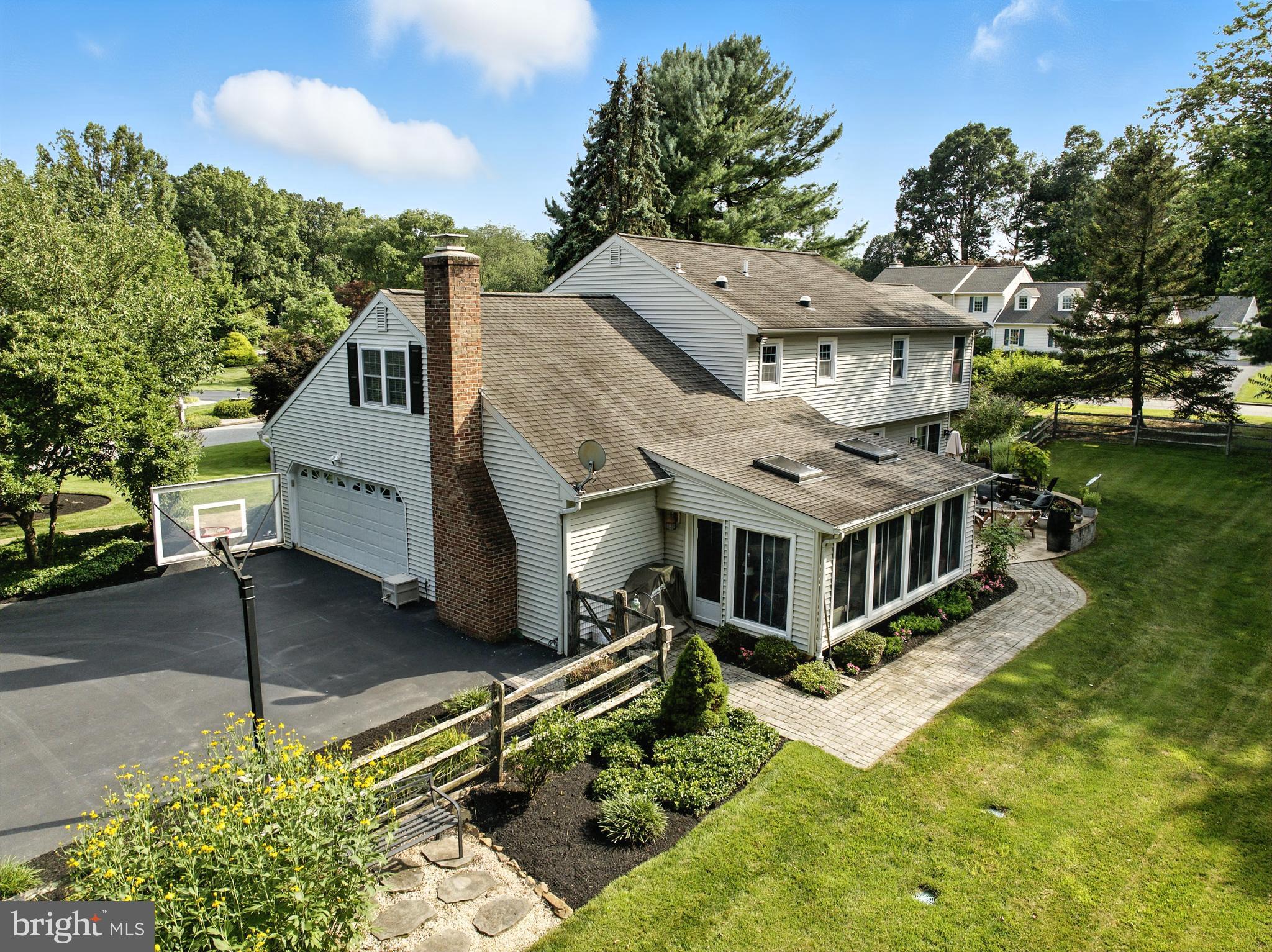 4 Robin Road Exton, PA 19341 - Photo 24 of 45 an aerial view of a house with a big yard