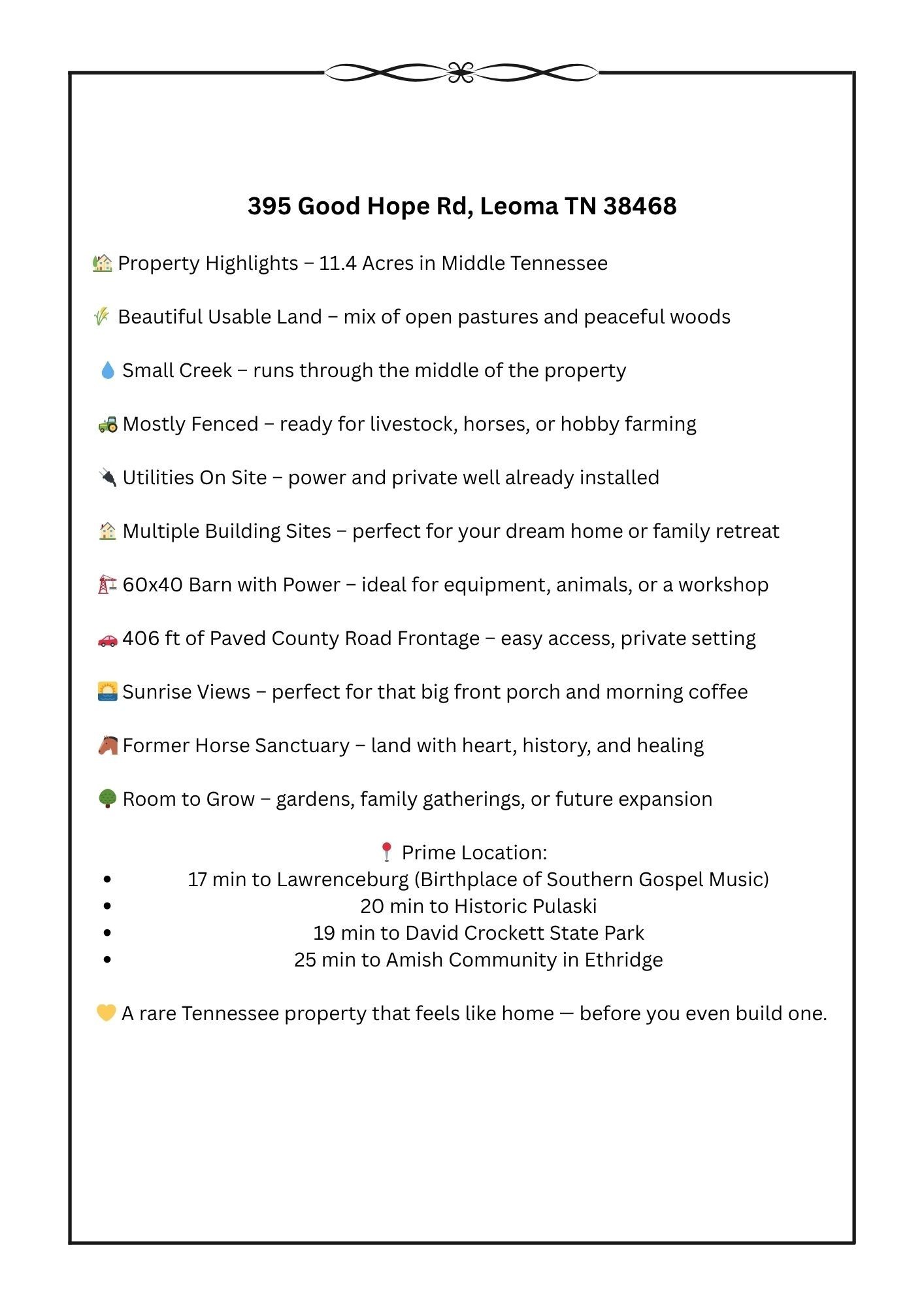 395 Good Hope Road Leoma, TN 38468 - Photo 21 of 21