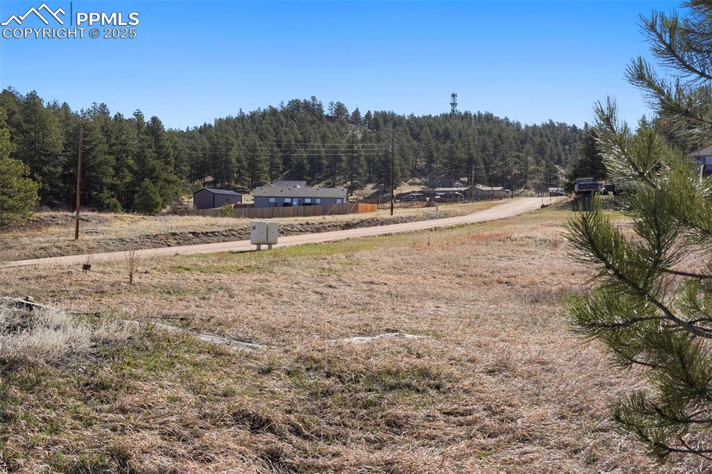 711 Crystal Peak Road Florissant, CO 80816 - Photo 2 of 12 a view of swimming pool with a yard